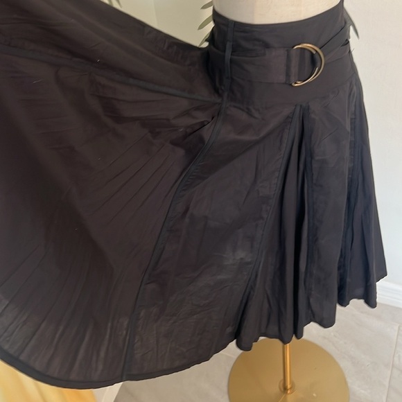 TOPSHOP, Luxury Cotton Twirl-Able,Kilt-Buckled,Full Skirt, EUC,Glorious,Size 14 - Picture 4 of 12